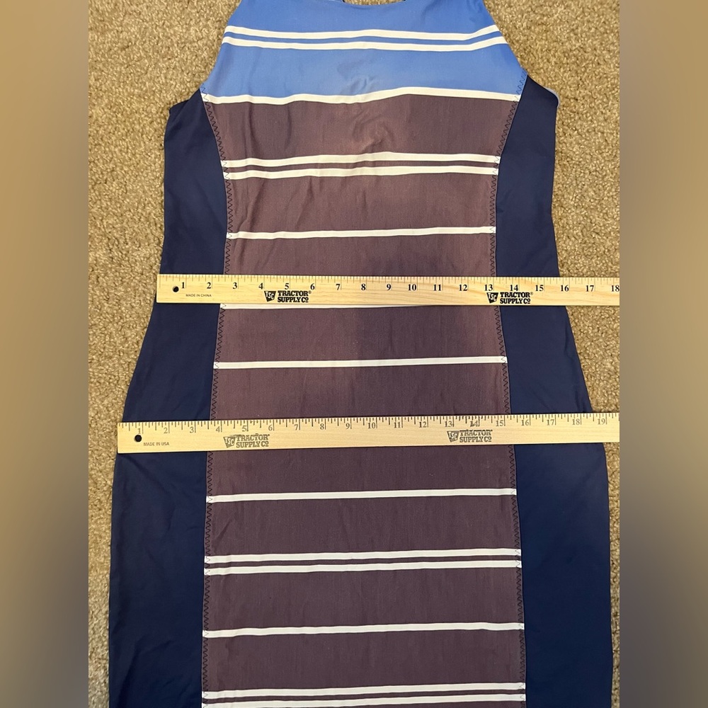 Athleta Color Block Racerback Swim Dress size S - Picture 9 of 13
